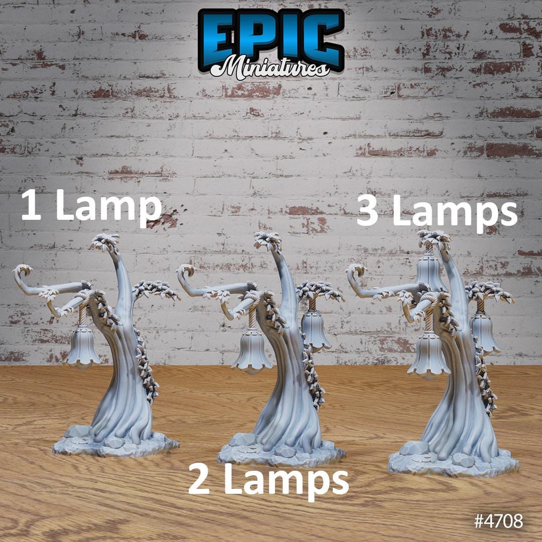Magical Forest Scatter, Forest Lamps (3 Variants Available) - Epic Miniatures