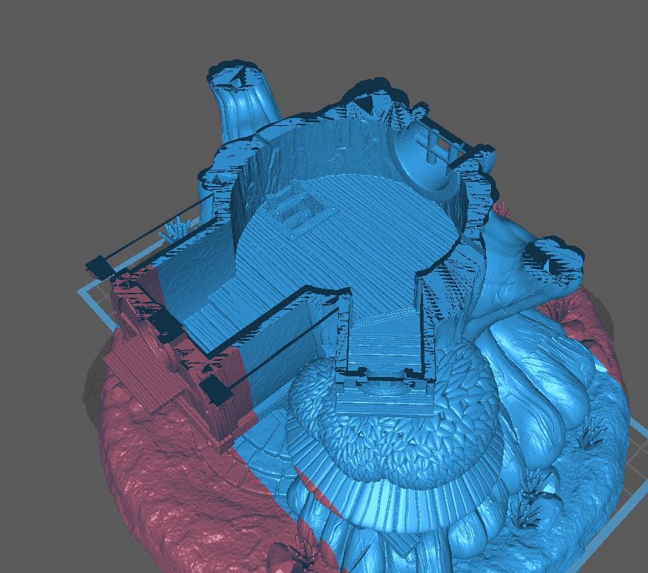 Forest Tree House, Playable Terrain Piece - Epic Miniatures