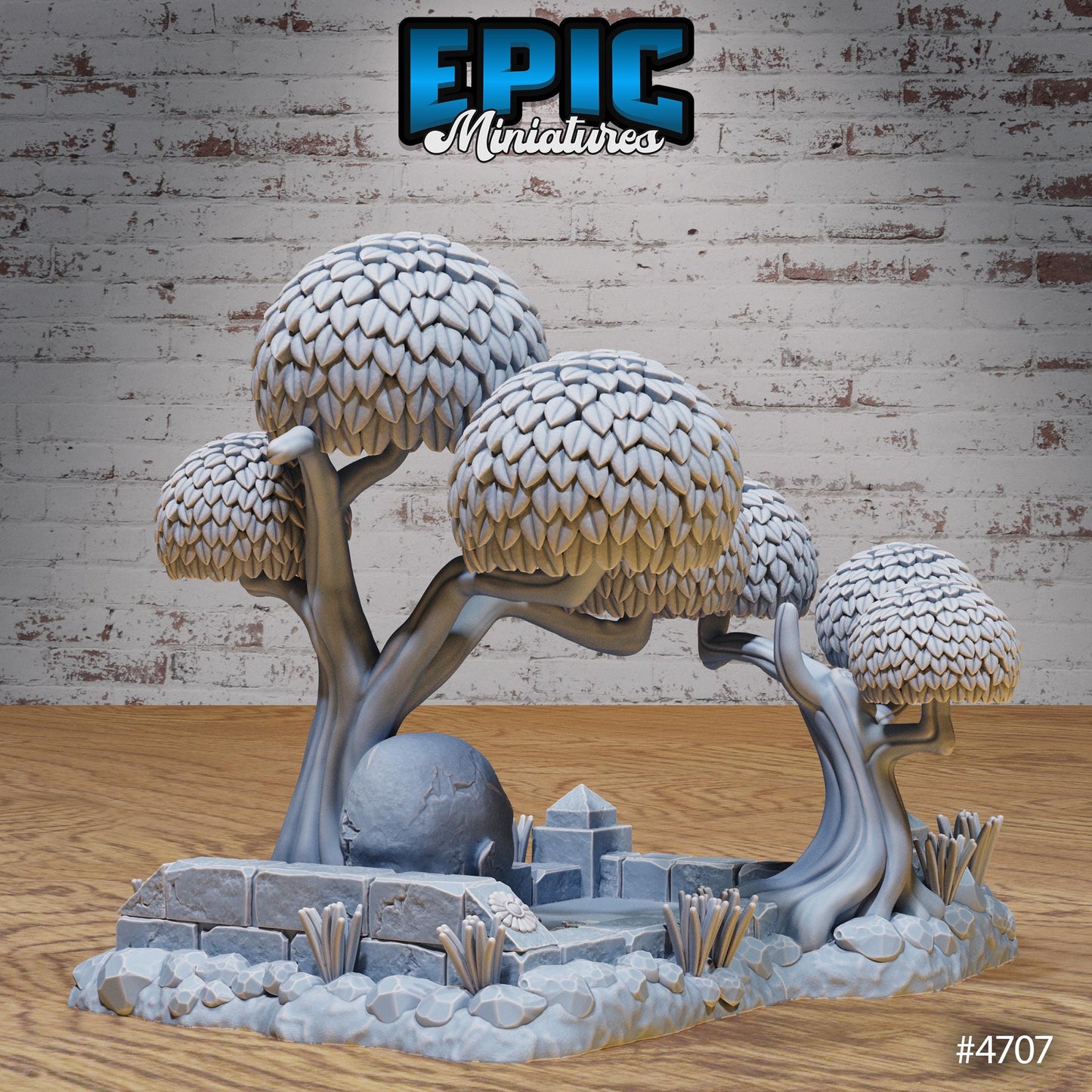 Magical Forest Buildings, Terrain Set - Epic Miniatures