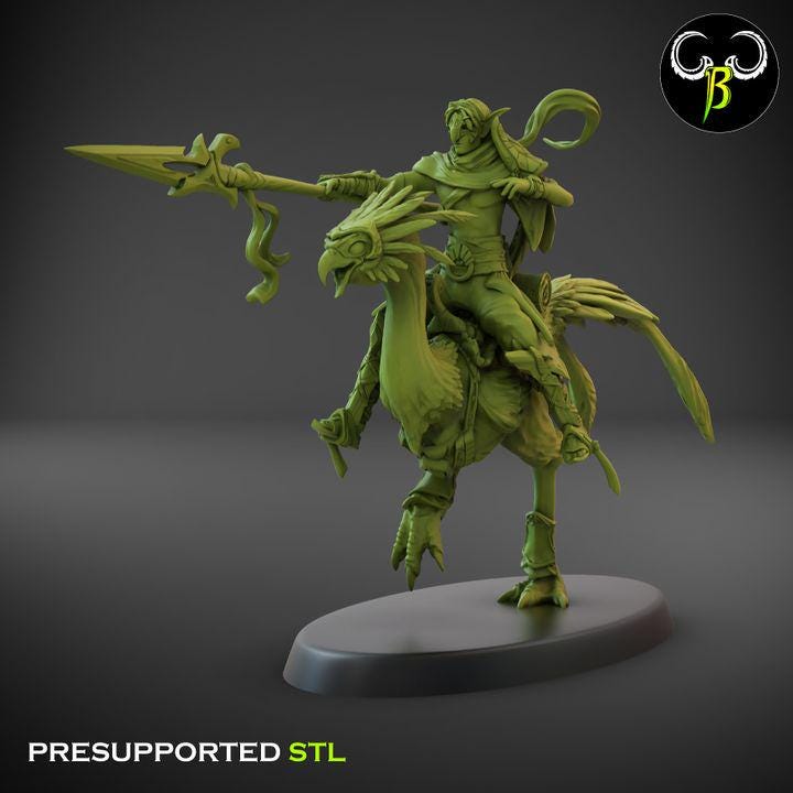 Sand Runners, Lance Squad 2 (3 Variants Available) - Clay Beast Creations