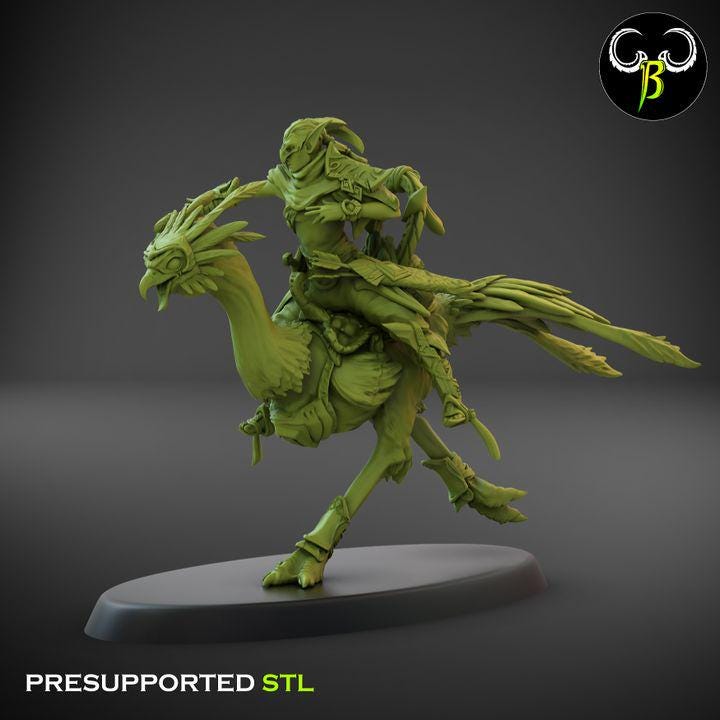 Sand Runners, Bow Squad 2 (3 Variants Available) - Clay Beast Creations