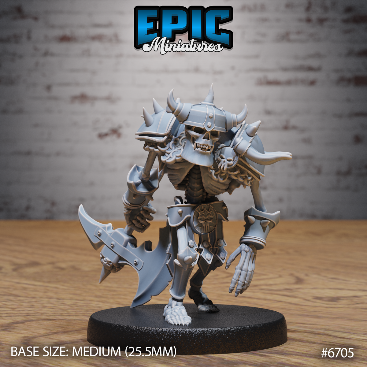 Evil Skeleton (3 Variants Available) - Epic Miniatures