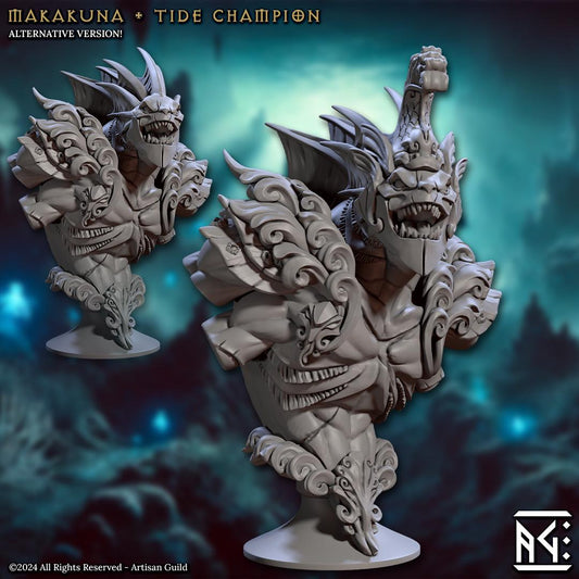 Makakuna, Tide Champion Bust (2 Variants Available) - Artisan Guild