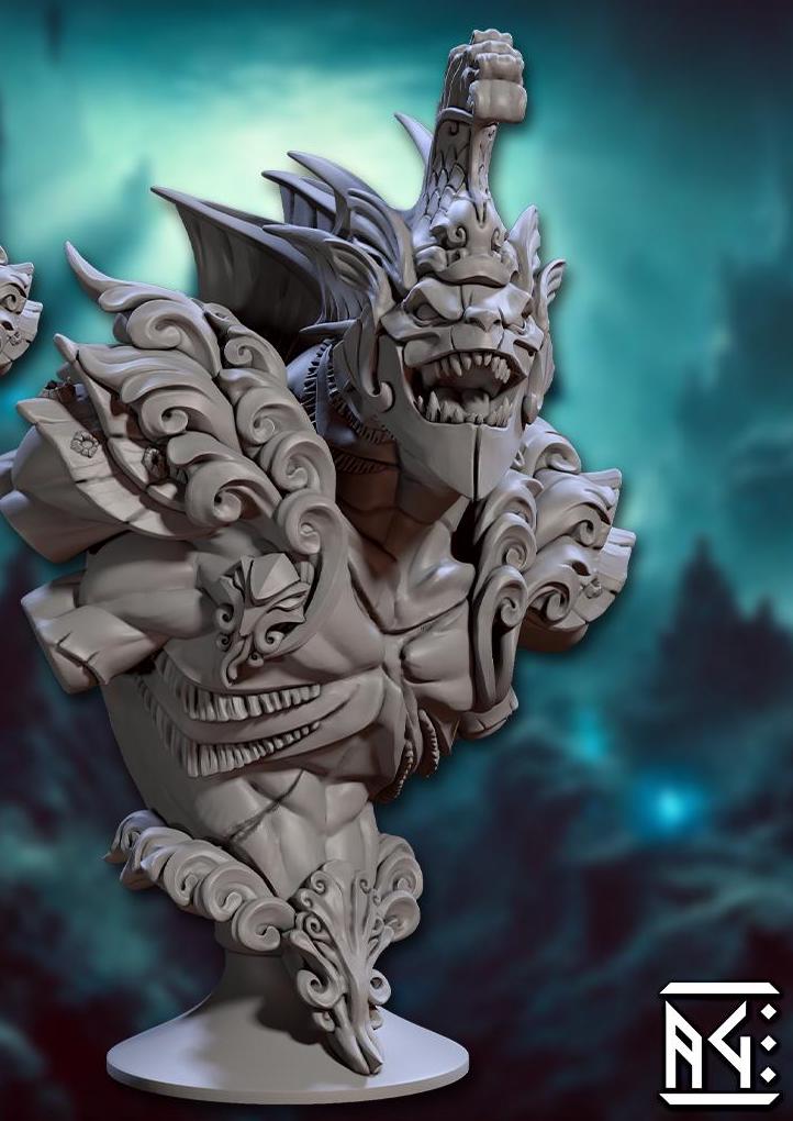 Makakuna, Tide Champion Bust (2 Variants Available) - Artisan Guild