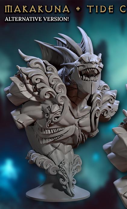 Makakuna, Tide Champion Bust (2 Variants Available) - Artisan Guild