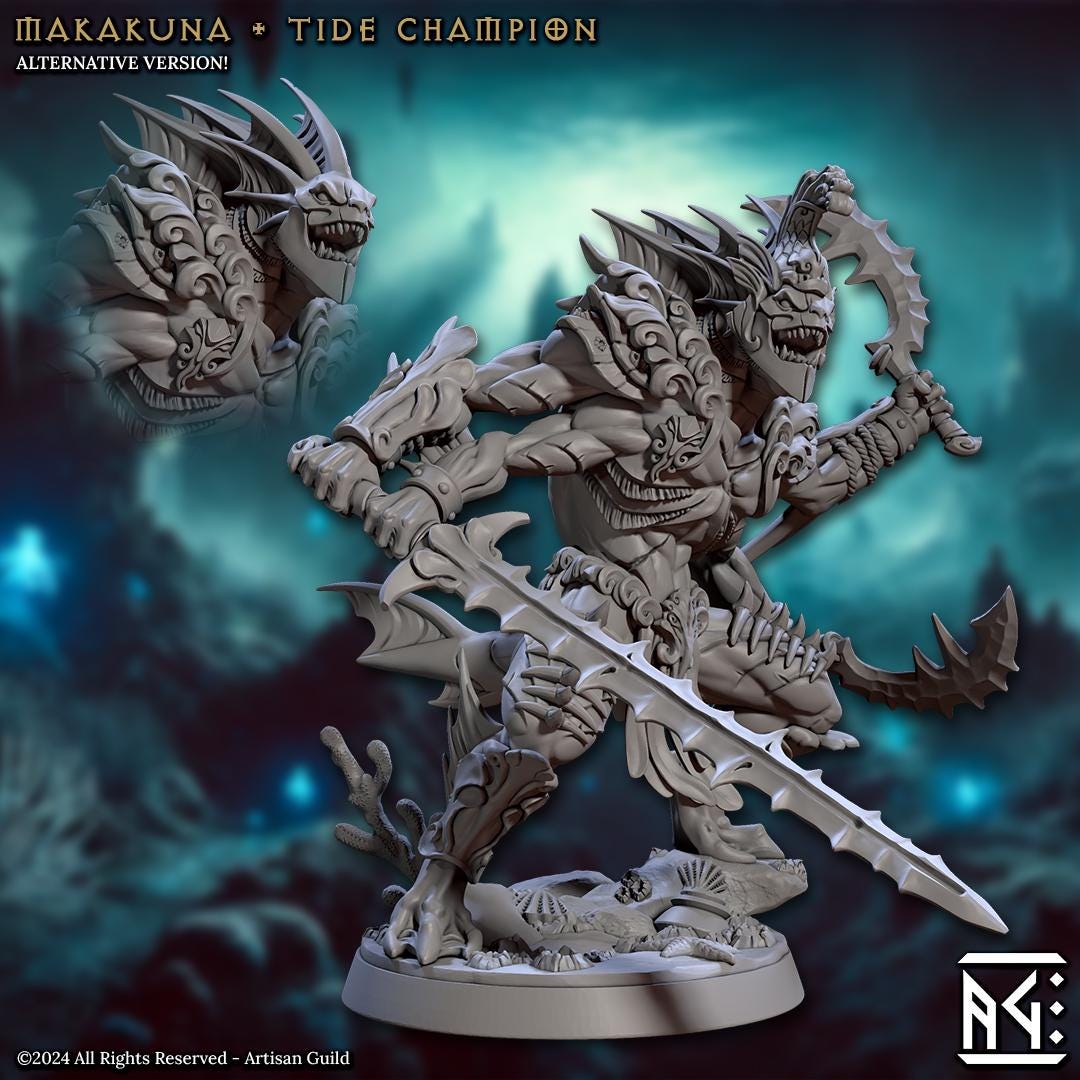 Makakuna, Tide Champion (2 Variants Available) - Artisan Guild