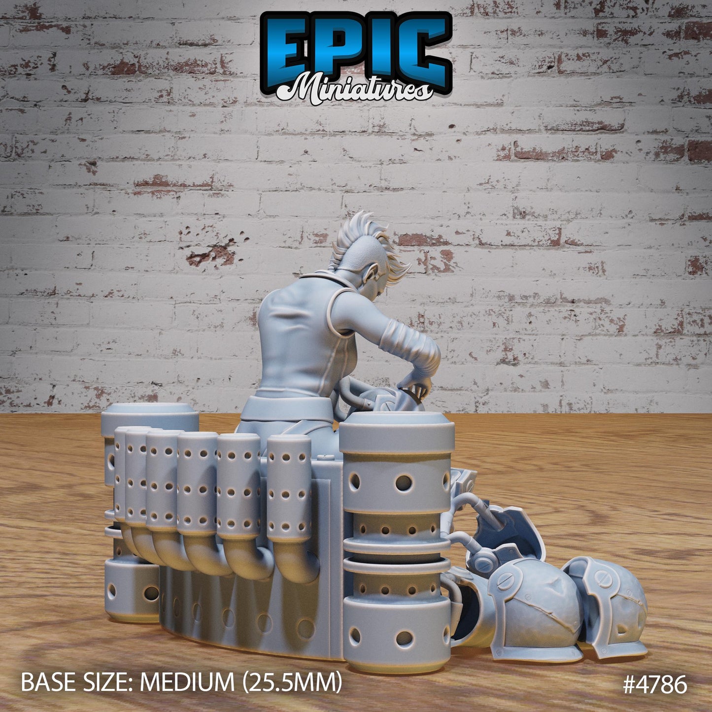 Exosuit Artificer Female - Helmets (3 Variants Available) - Epic Miniatures