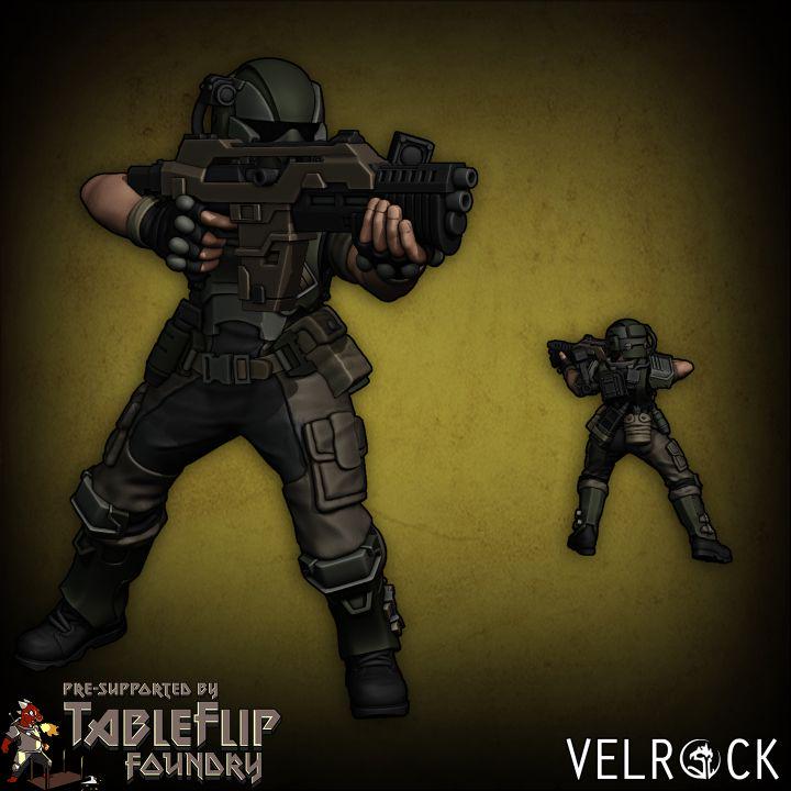 Colonial Marines, Set 3 (5 Variants Available) - Velrock