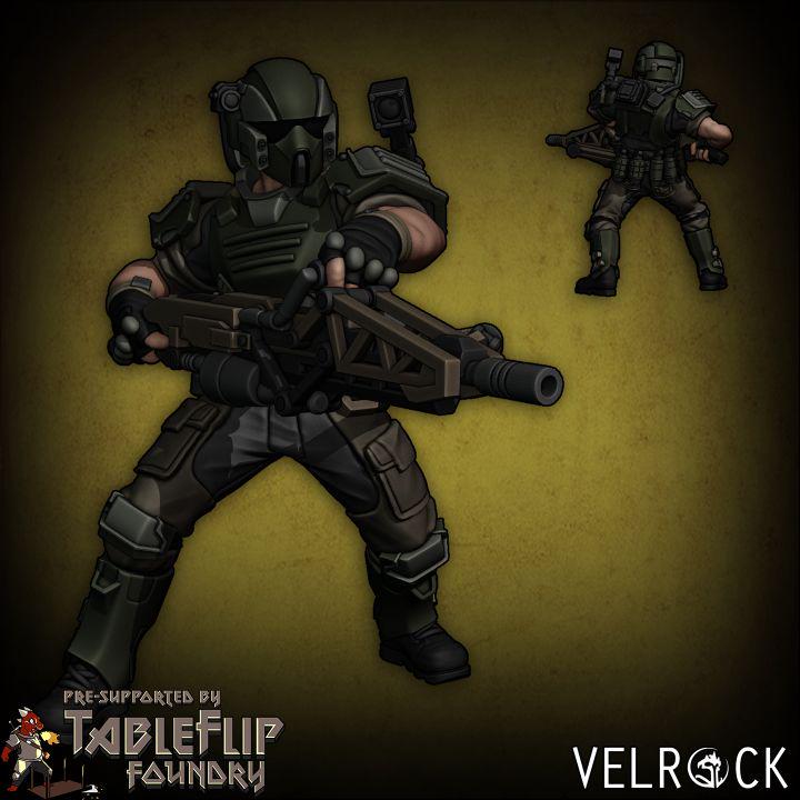 Colonial Marines, Set 2 (5 Variants Available) - Velrock