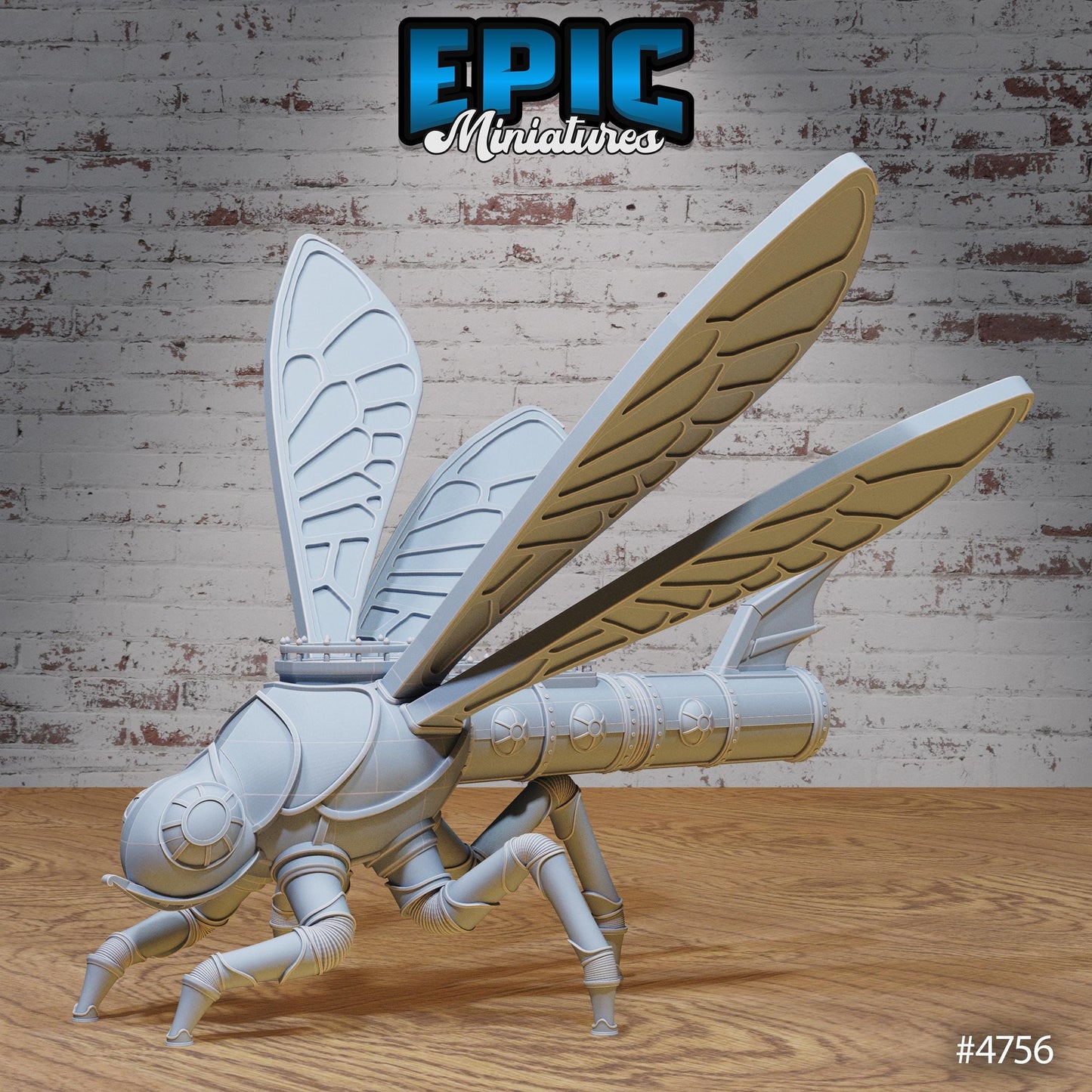 Dragonfly Spelljammer Airship, Playable Terrain Piece (2 Variants Available) - Epic Miniatures