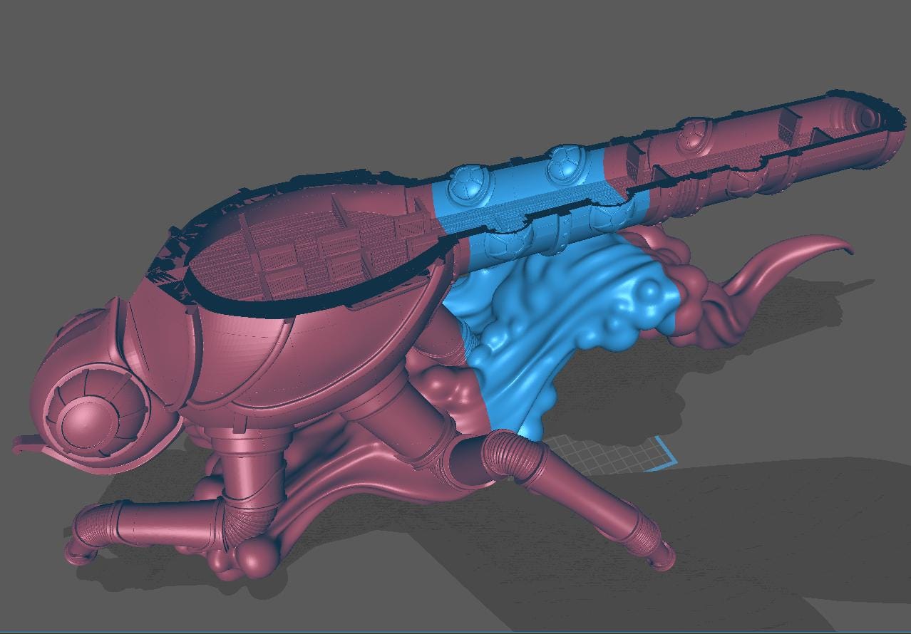 Dragonfly Spelljammer Airship, Playable Terrain Piece (2 Variants Available) - Epic Miniatures