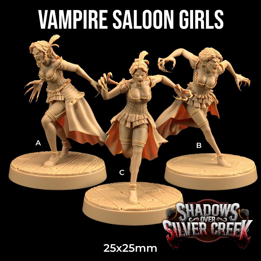 Vampire Saloon Girls (3 Variants Available) - Dragon Trapper's Lodge