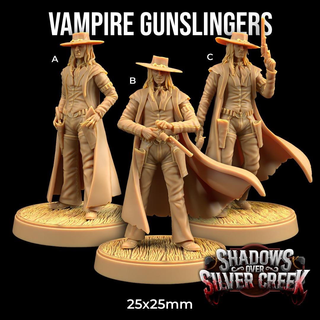 Vampire Gunslingers (3 Variants Available) - Dragon Trapper's Lodge