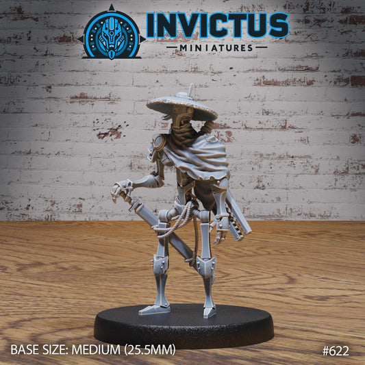 Robot Poacher (3 Variants Available) - Invictus Miniatures