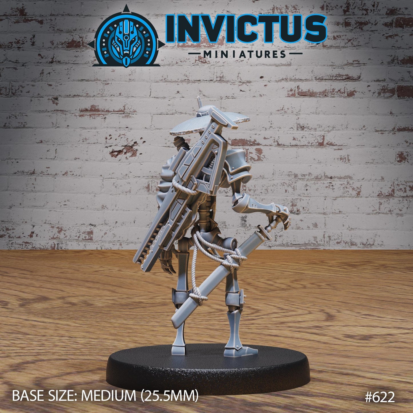 Robot Poacher (3 Variants Available) - Invictus Miniatures