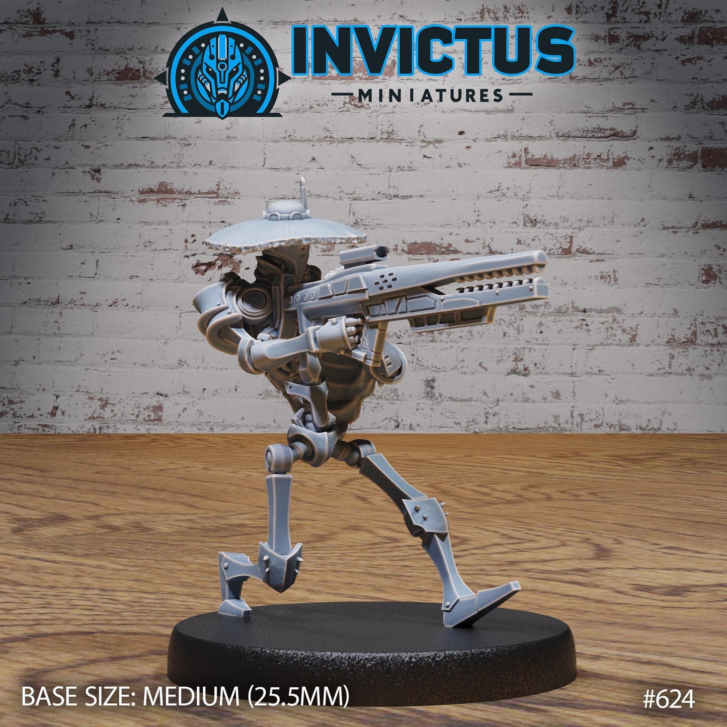 Robot Poacher (3 Variants Available) - Invictus Miniatures