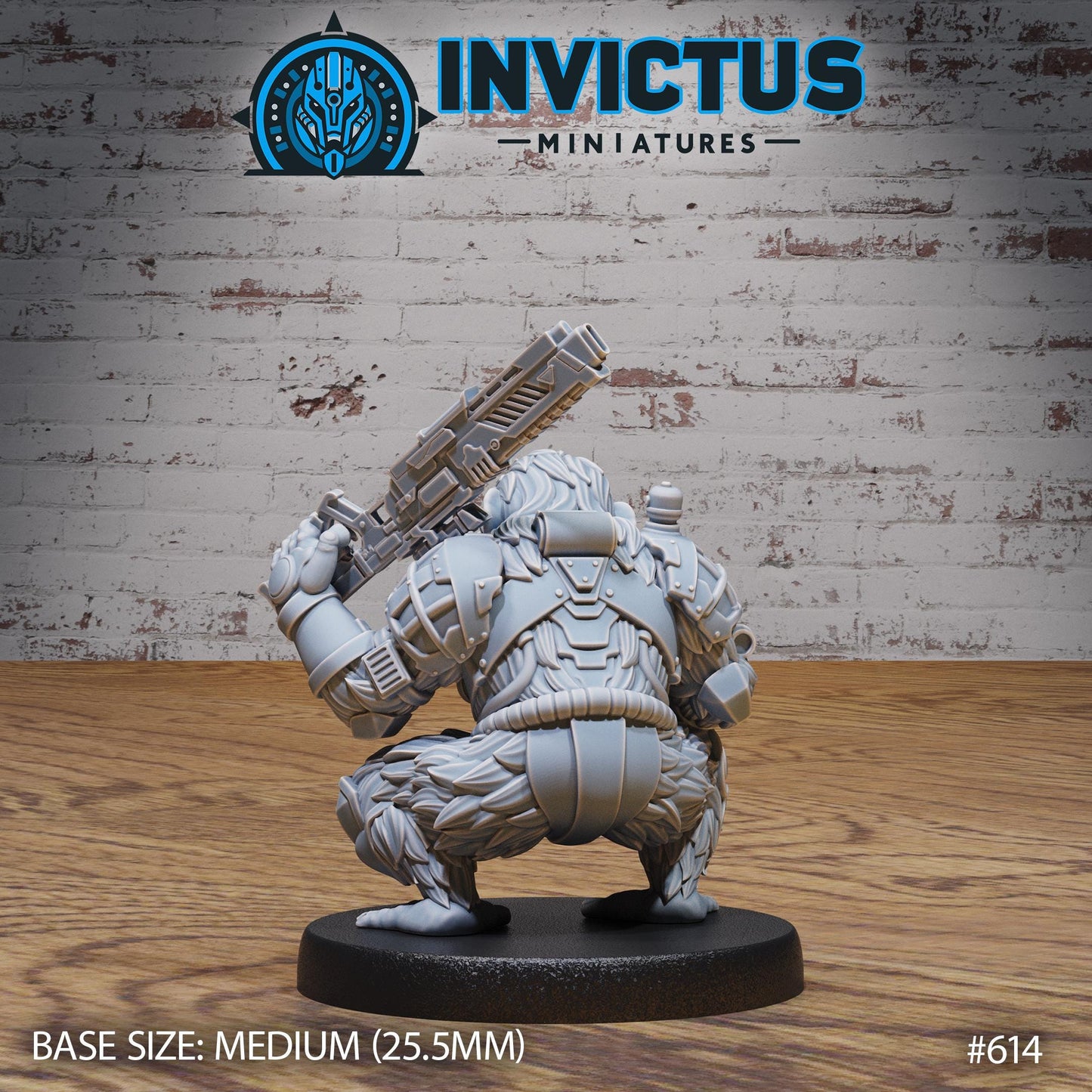 Chimp Rebel (3 Variants Available) - Invictus Miniatures