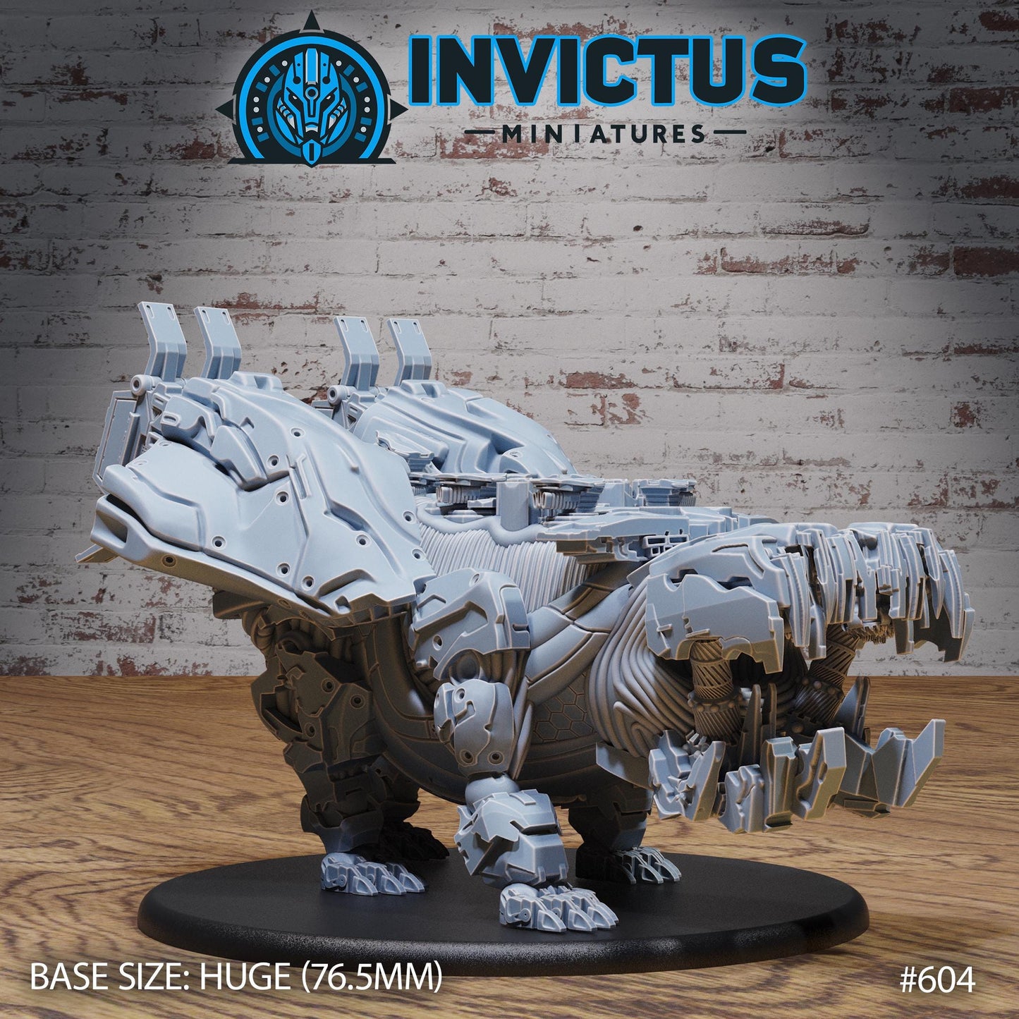 Robo Hippo (5 Variants Available) - Invictus Miniatures