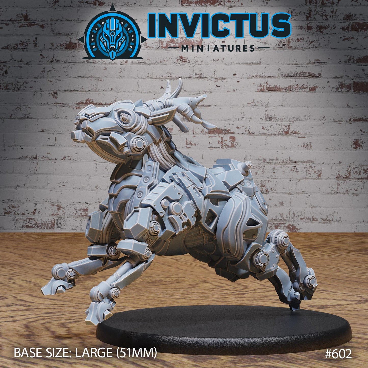 Cyber Deer (3 Variants Available) - Invictus Miniatures