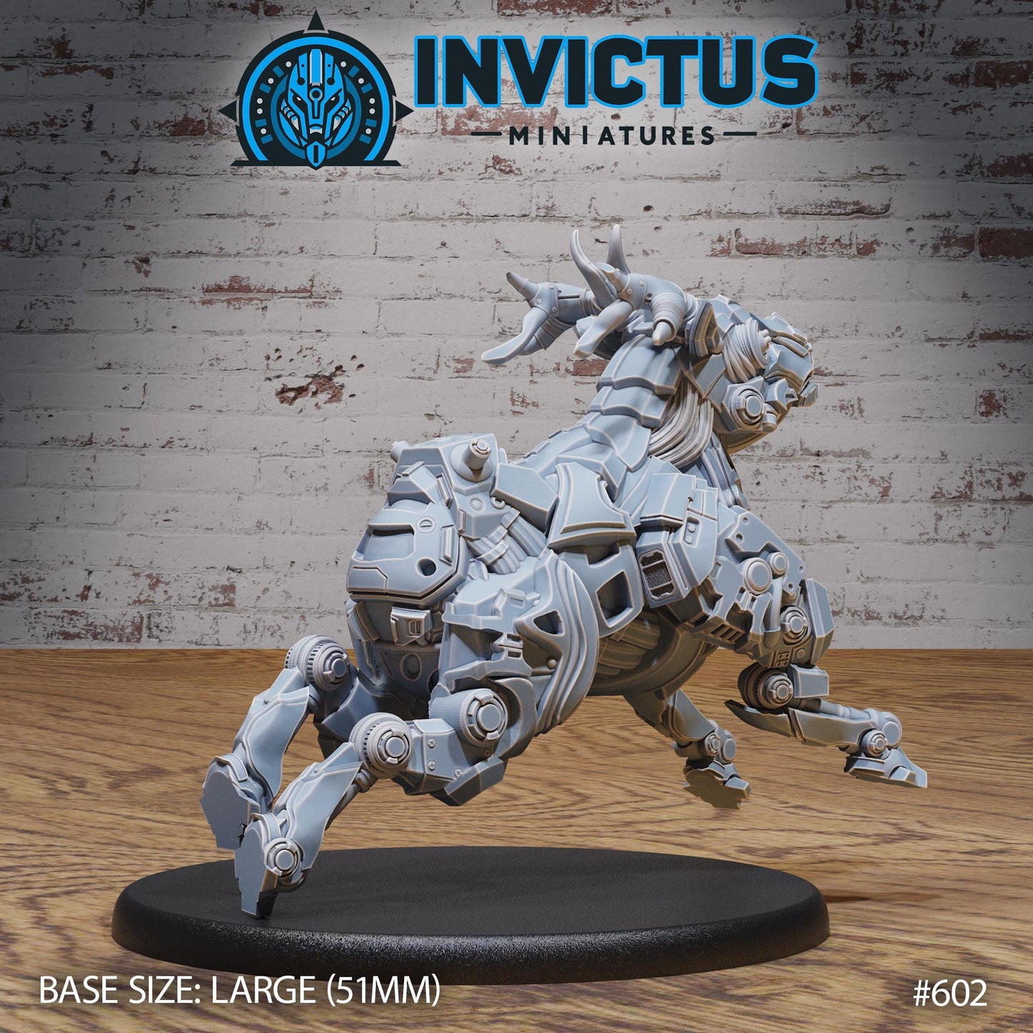 Cyber Deer (3 Variants Available) - Invictus Miniatures