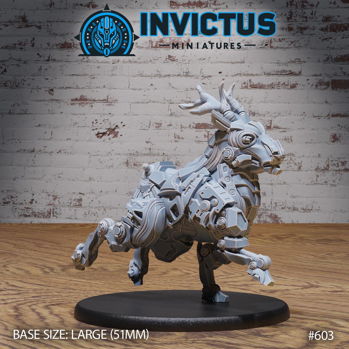 Cyber Deer (3 Variants Available) - Invictus Miniatures