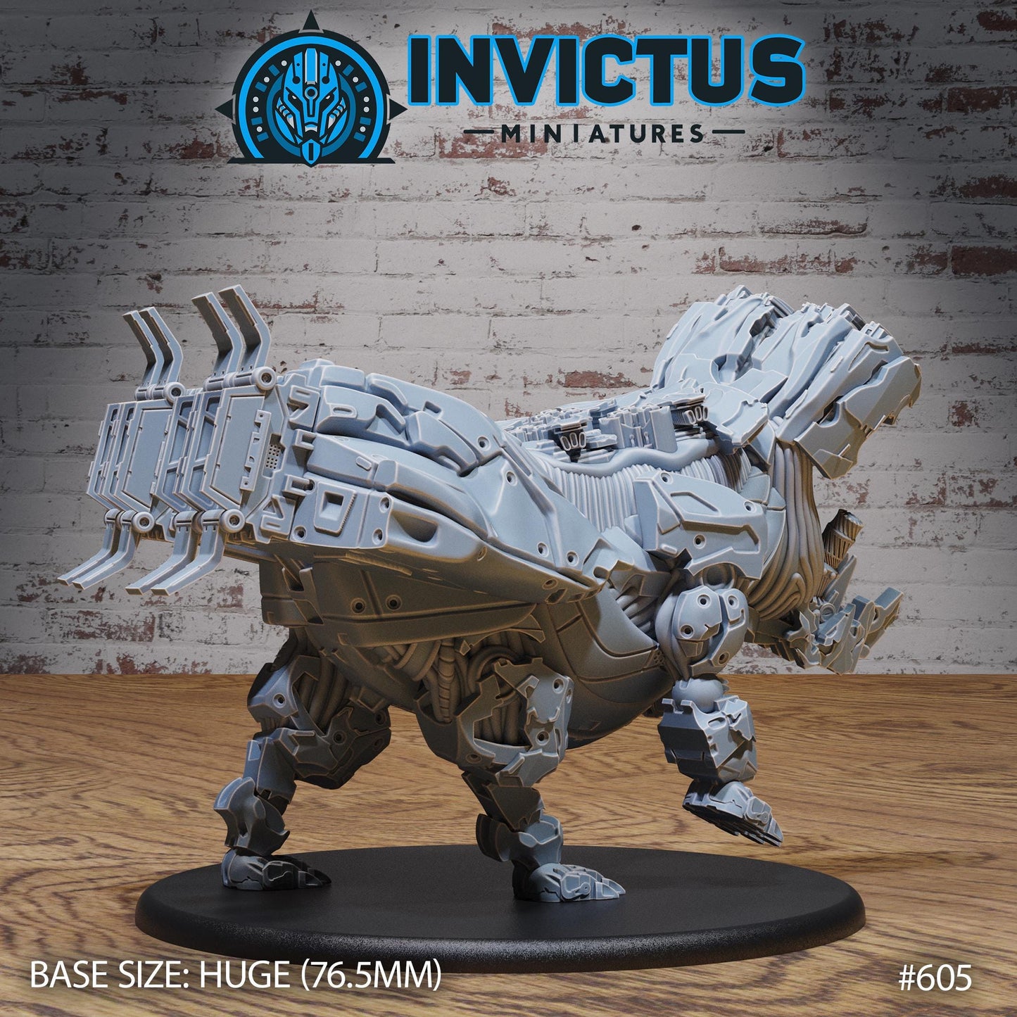 Robo Hippo (5 Variants Available) - Invictus Miniatures