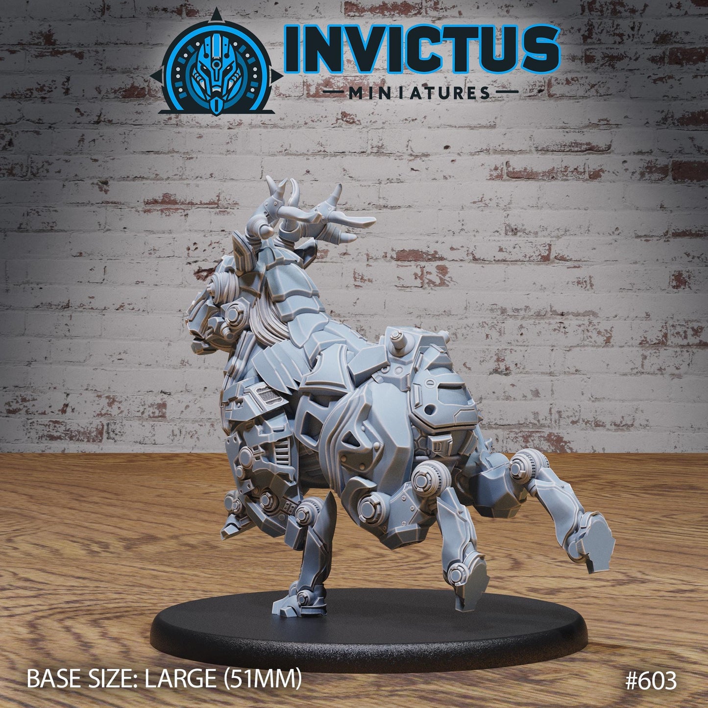 Cyber Deer (3 Variants Available) - Invictus Miniatures