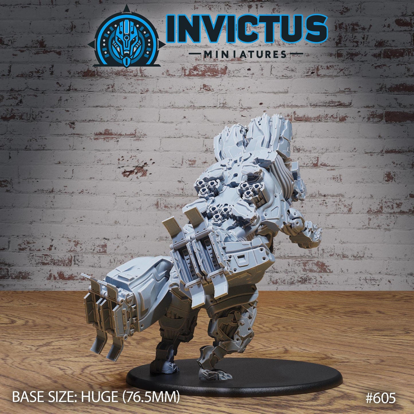 Robo Hippo (5 Variants Available) - Invictus Miniatures