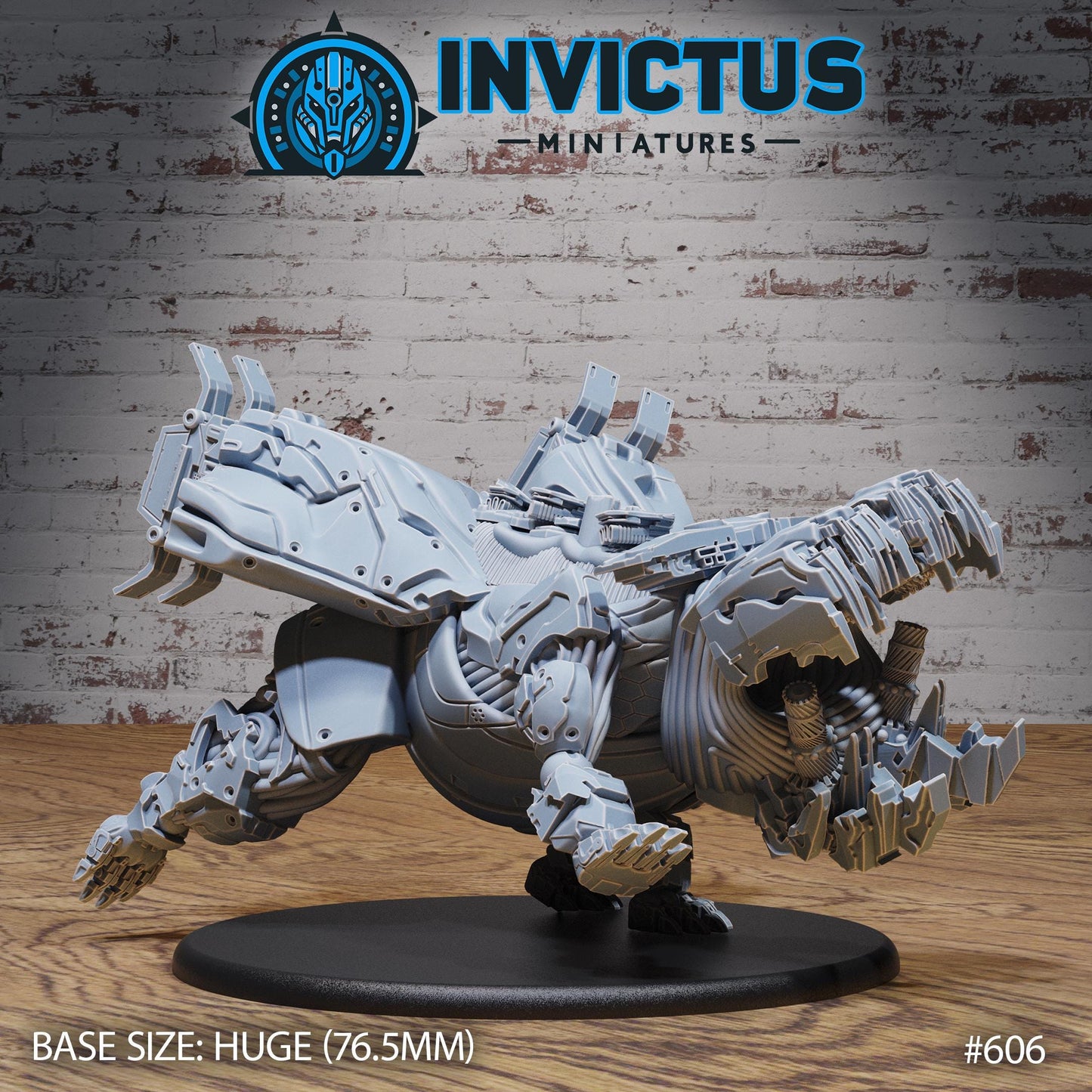 Robo Hippo (5 Variants Available) - Invictus Miniatures