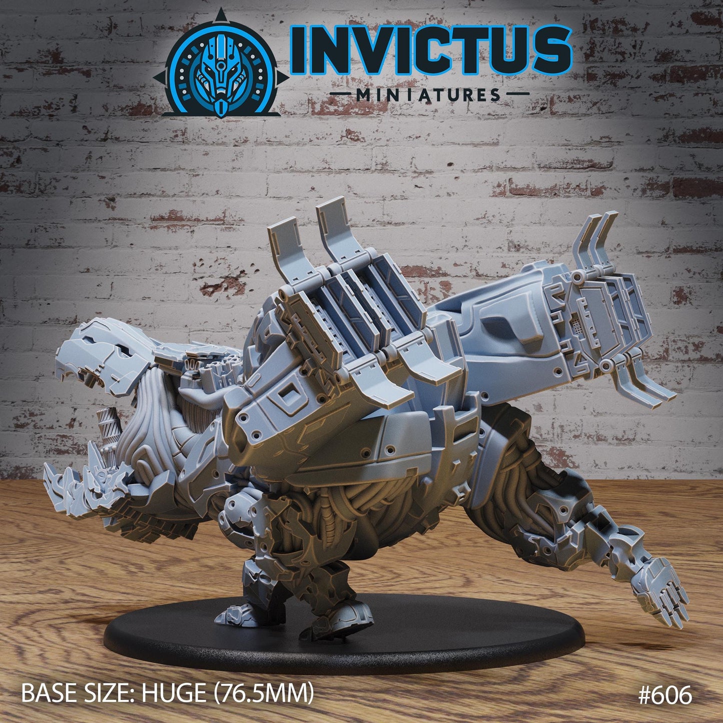 Robo Hippo (5 Variants Available) - Invictus Miniatures