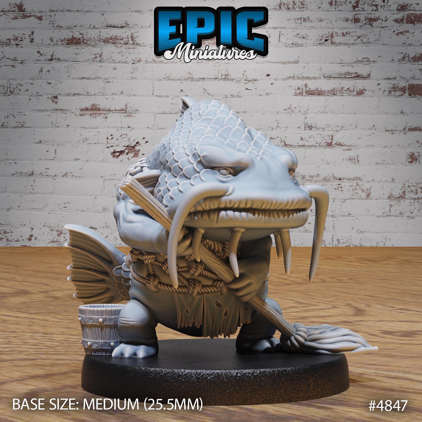 Catfish Folk (3 Variants Available) - Epic Miniatures