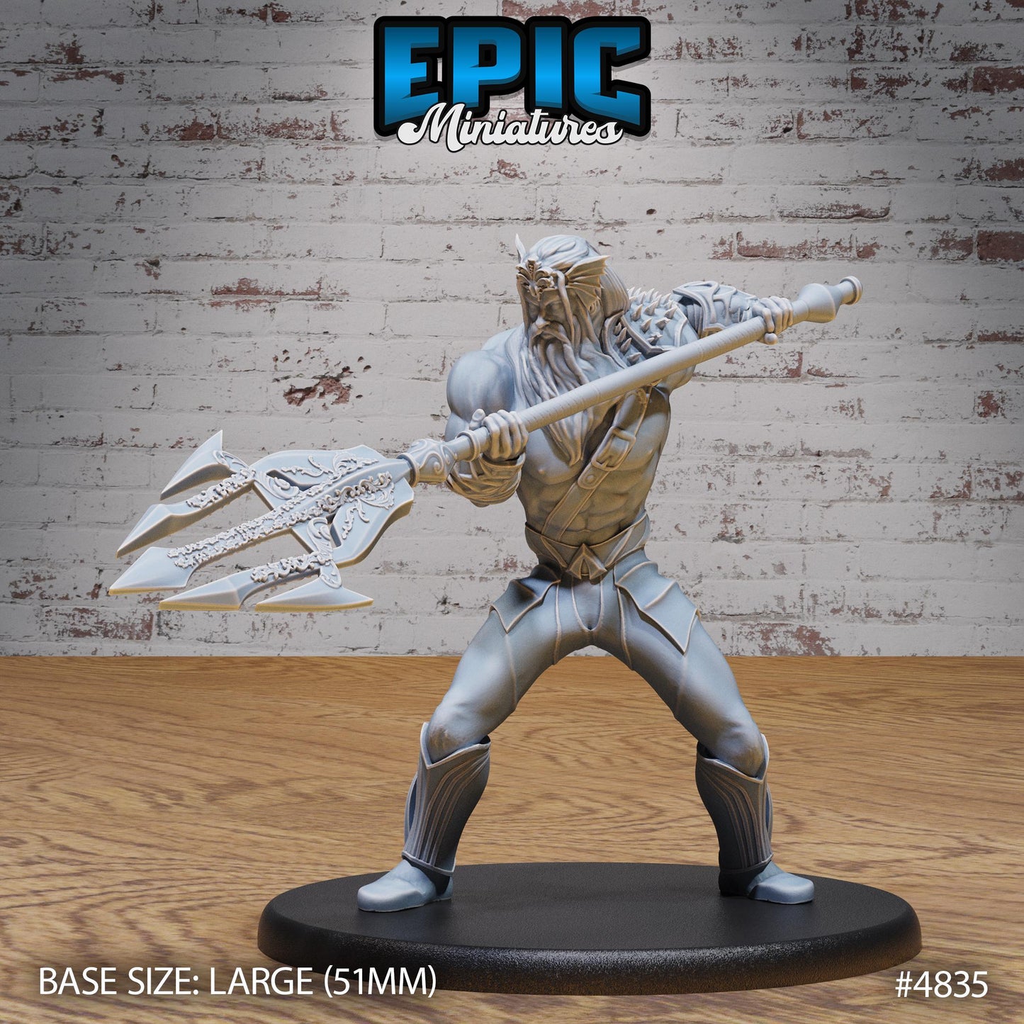 God Triton Avatar (2 Variants Available) - Epic Miniatures