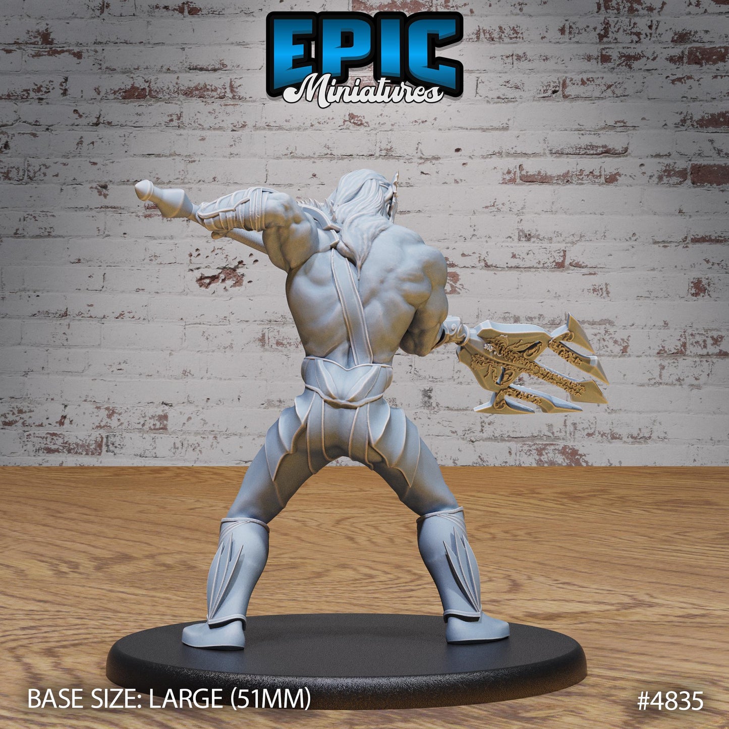 God Triton Avatar (2 Variants Available) - Epic Miniatures