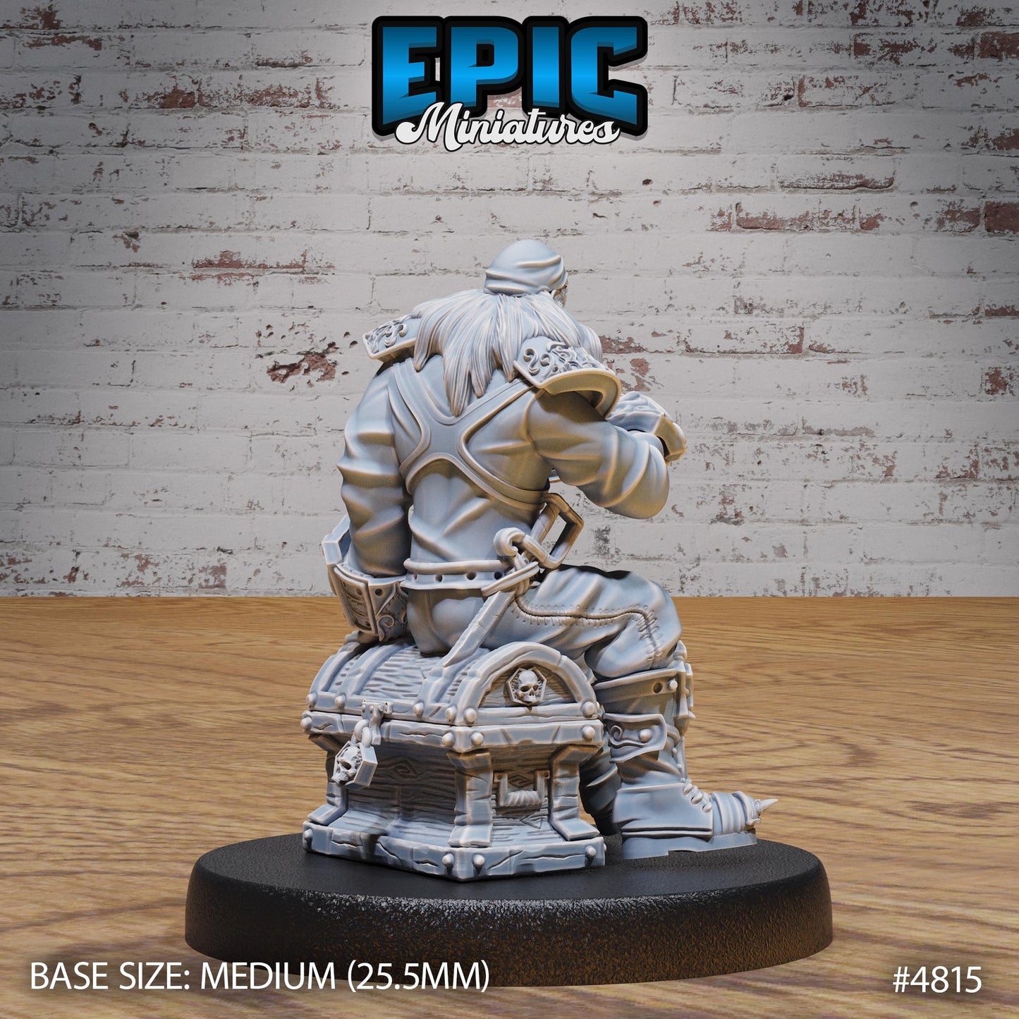 Pirate Captain Barbarossa (3 Variants Available) - Epic Miniatures