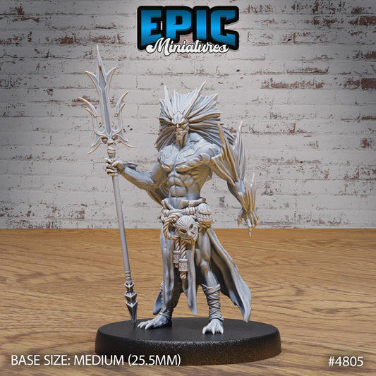 Atlantean Merfolk (3 Variants Available) - Epic Miniatures