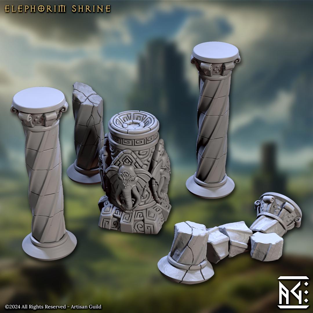 Elephorim Shrine Terrain Set - Artisan Guild