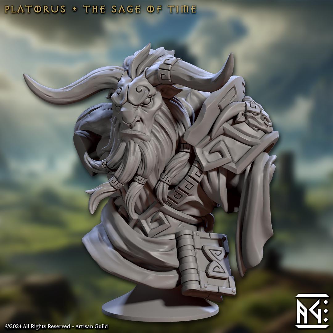 Platorus, Sage of Time Bust - Artisan Guild