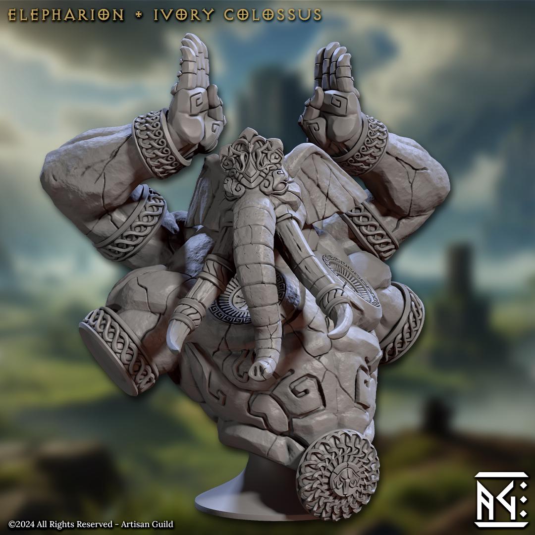 Elepharion the Ivory Colossus Bust - Artisan Guild