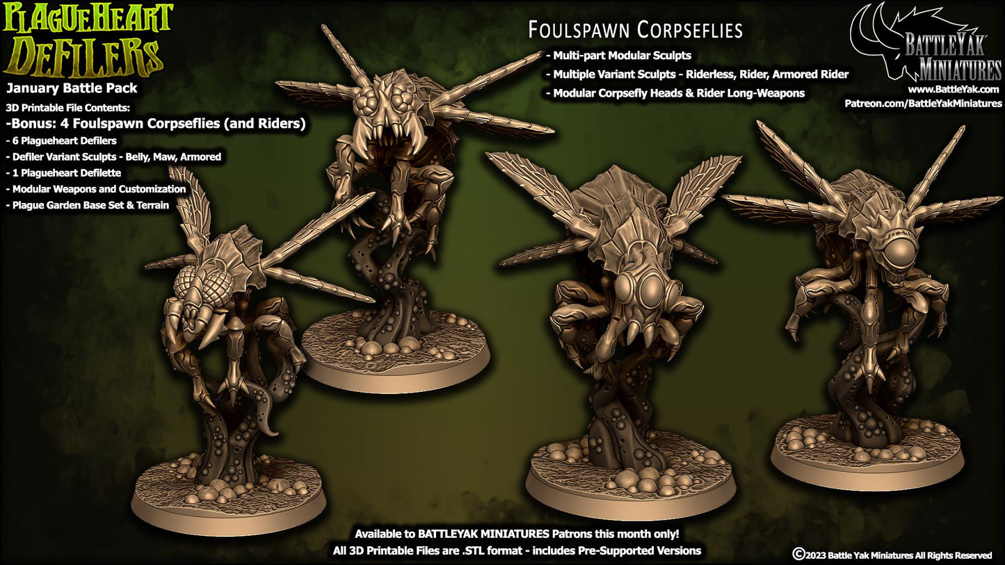 Foulspawn Corpseflies (4 Variants Available) - Battle Yak