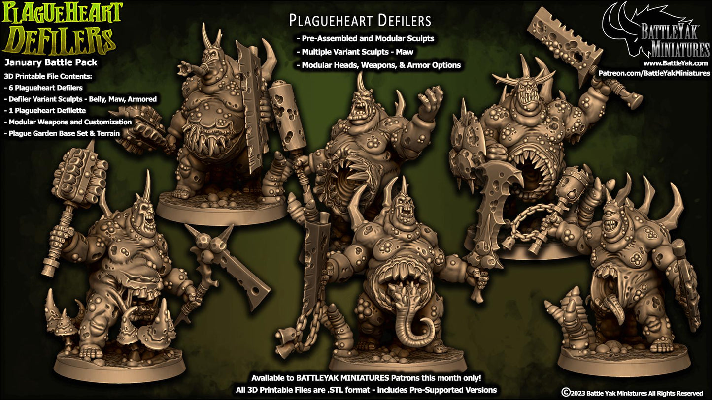 Plagueheart Defilers - Maw (6 Variants Available) - Battle Yak