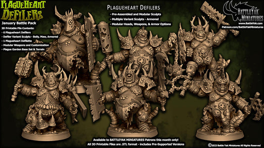 Plagueheart Defilers - Armoured (6 Variants Available) - Battle Yak