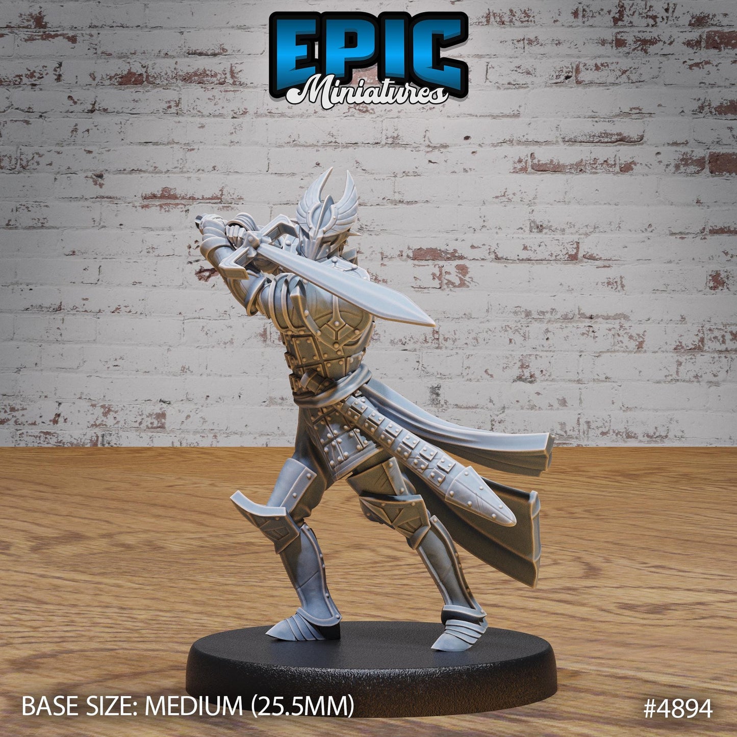 Platinum Paladin (3 Variants Available) - Epic Miniatures