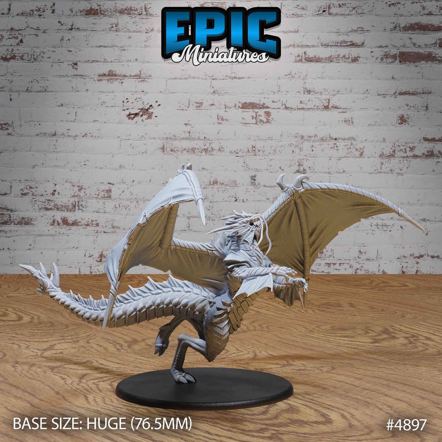 Platinum Dragon (3 Variants Available) - Epic Miniatures