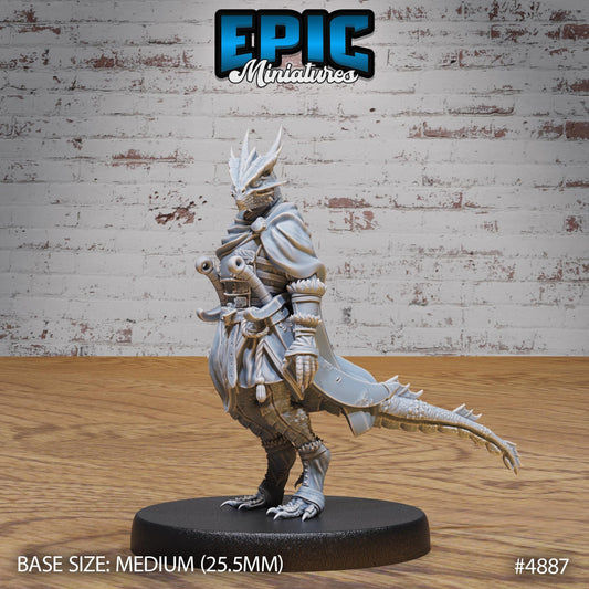Half Dragon Adventurer (3 Variants Available) - Epic Miniatures