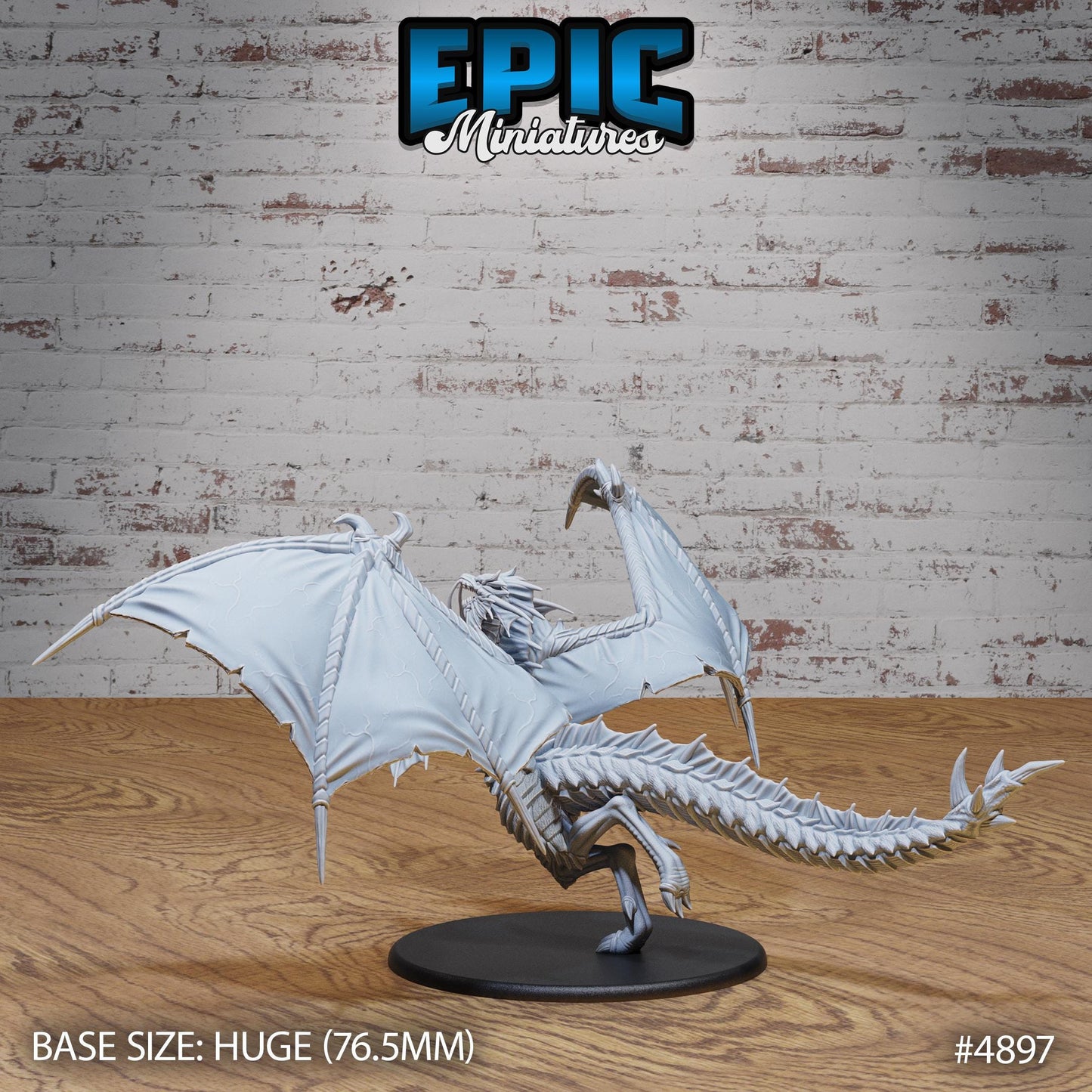 Platinum Dragon (3 Variants Available) - Epic Miniatures