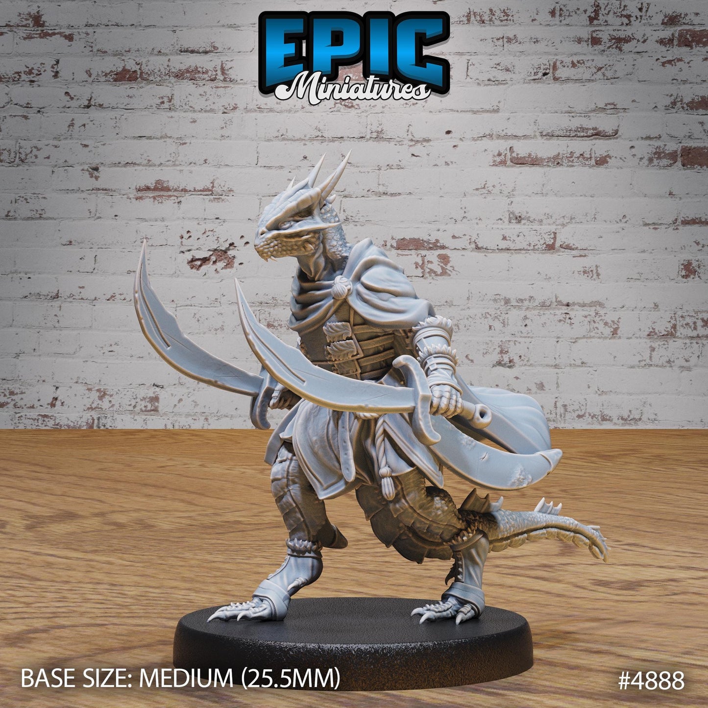 Half Dragon Adventurer (3 Variants Available) - Epic Miniatures