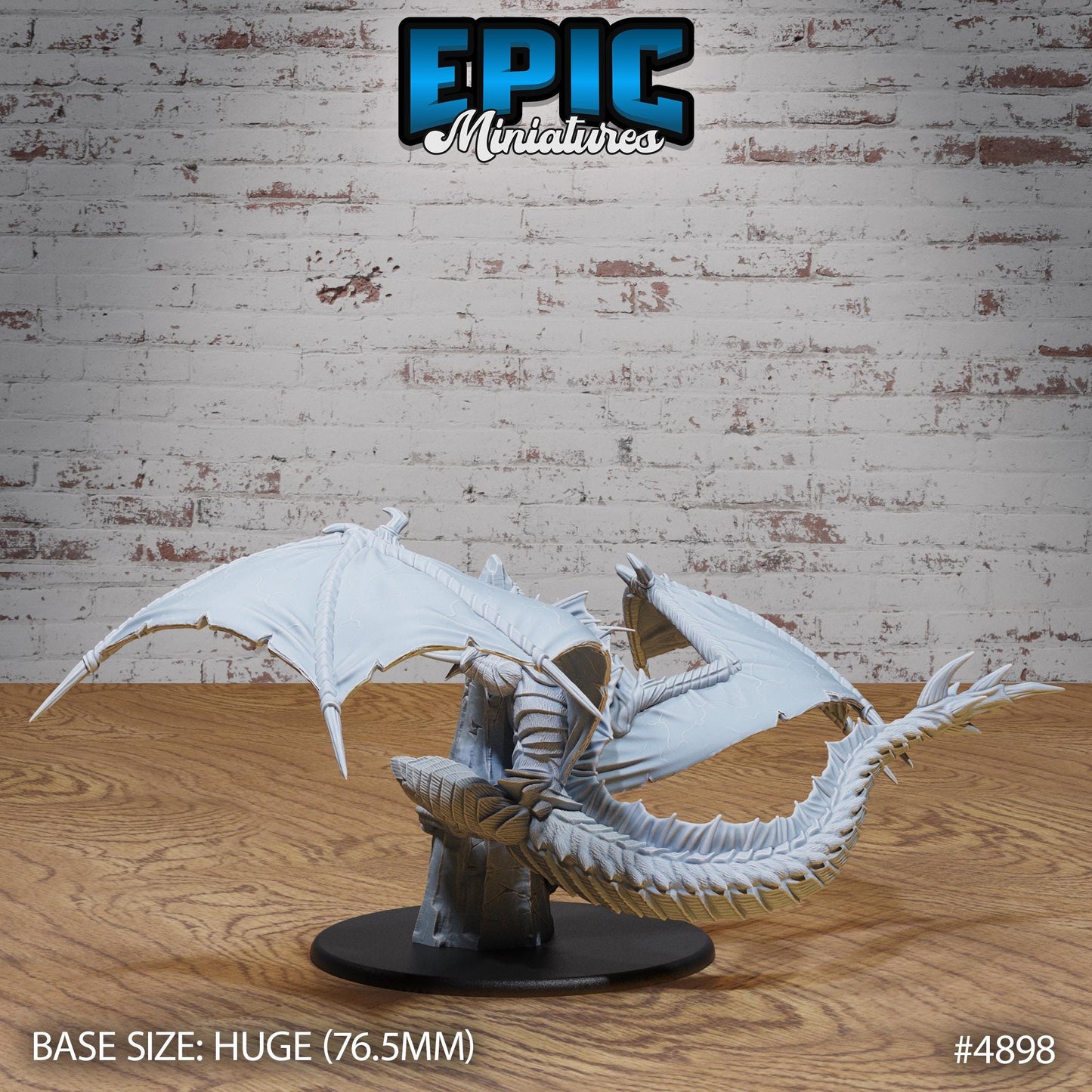 Platinum Dragon (3 Variants Available) - Epic Miniatures
