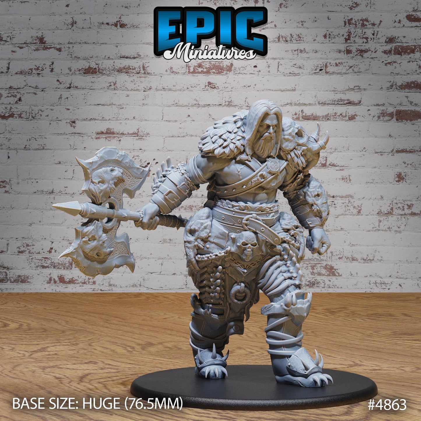 Giant Dragon Hunter (3 Variants Available) - Epic Miniatures