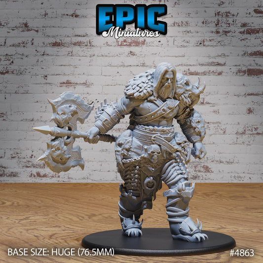 Giant Dragon Hunter (3 Variants Available) - Epic Miniatures