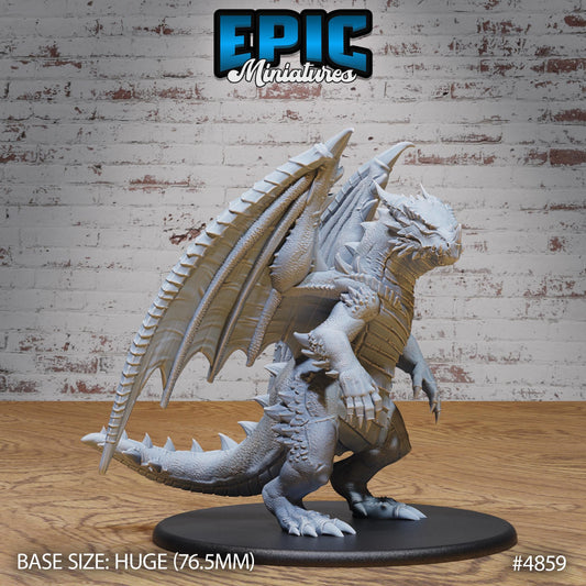 Bipedal Dragons (4 Variants Available) - Epic Miniatures